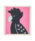 Swedish Style Dish Cloths | Cockatoo + Black Cockatoo | 2pc